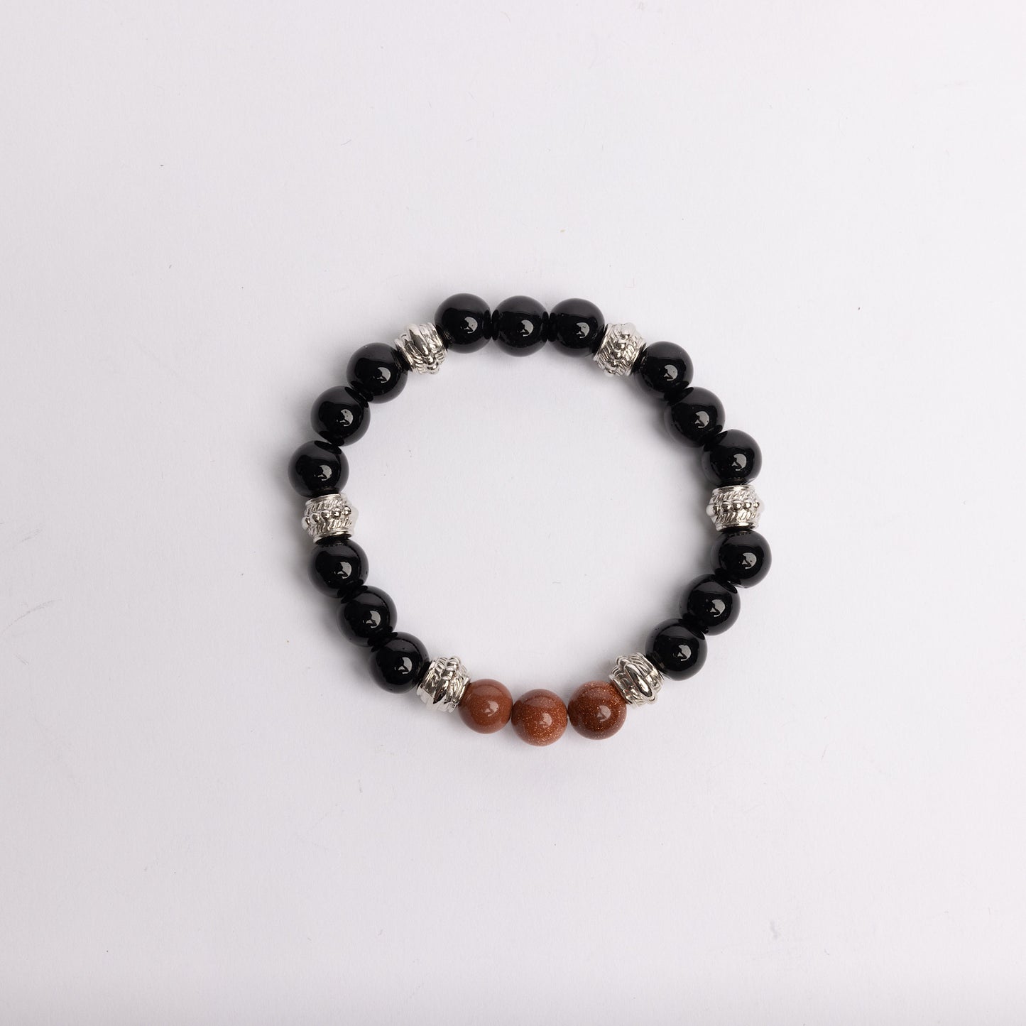 Beaded Natural Stone Bracelet