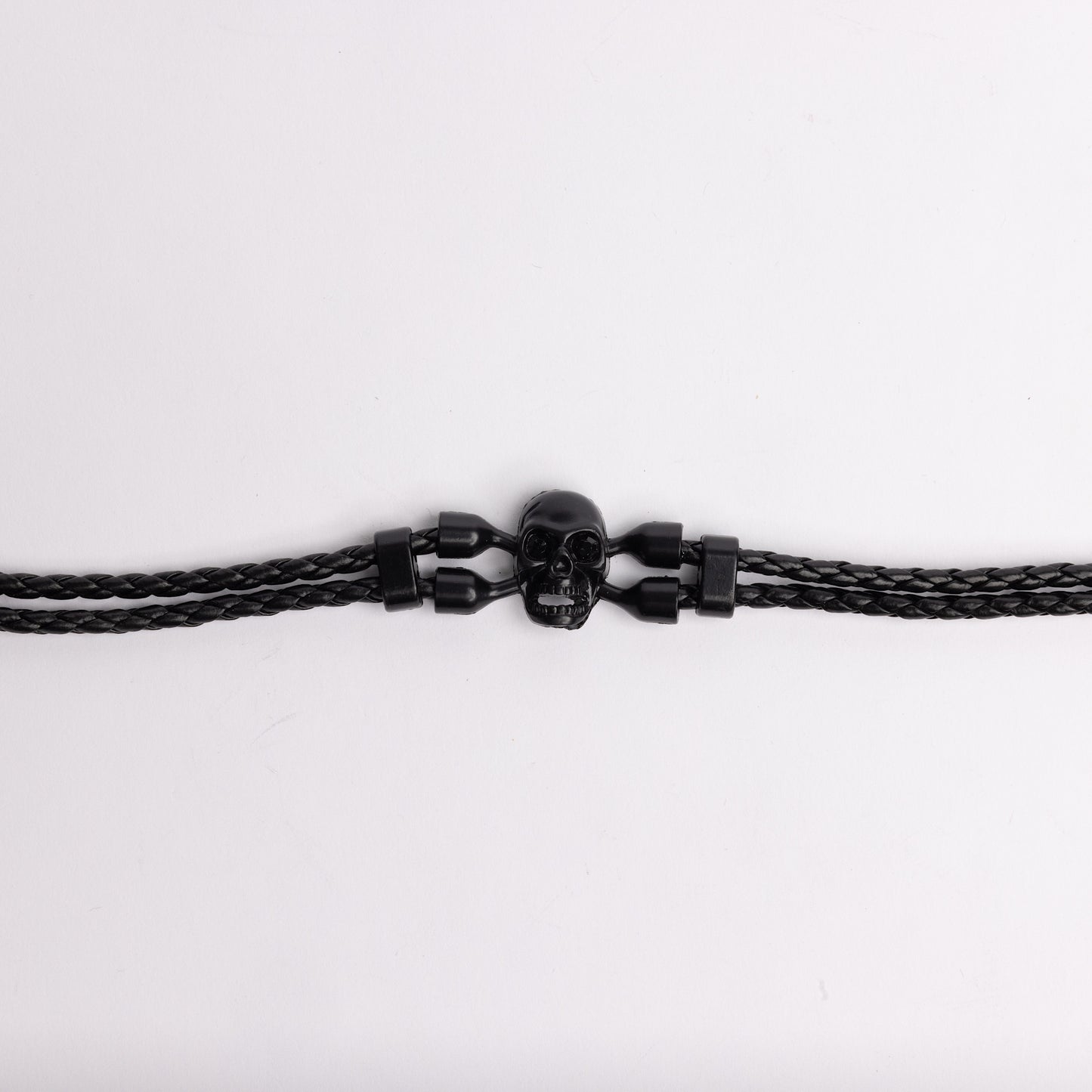 Black Skull Beaded Bracelet