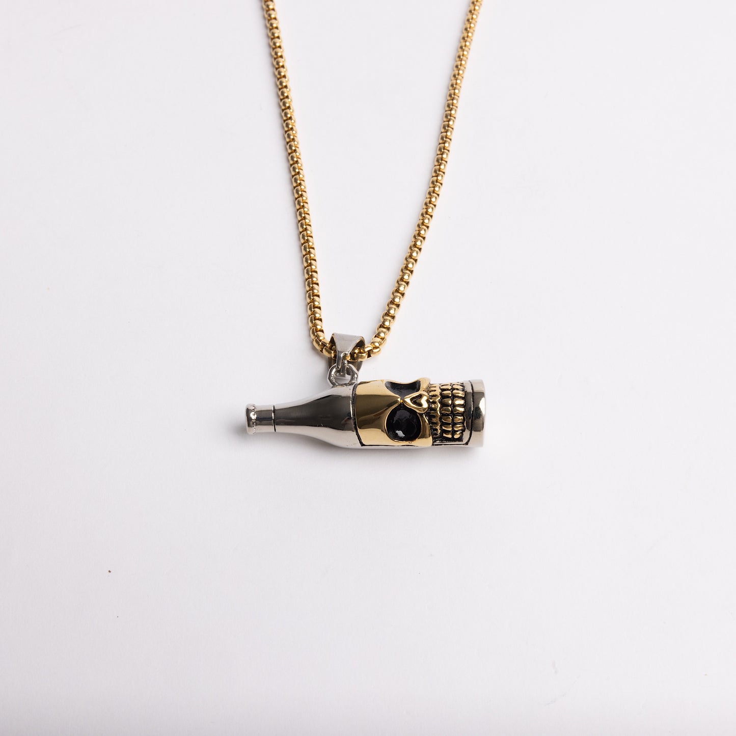 Bottle Skull Necklace