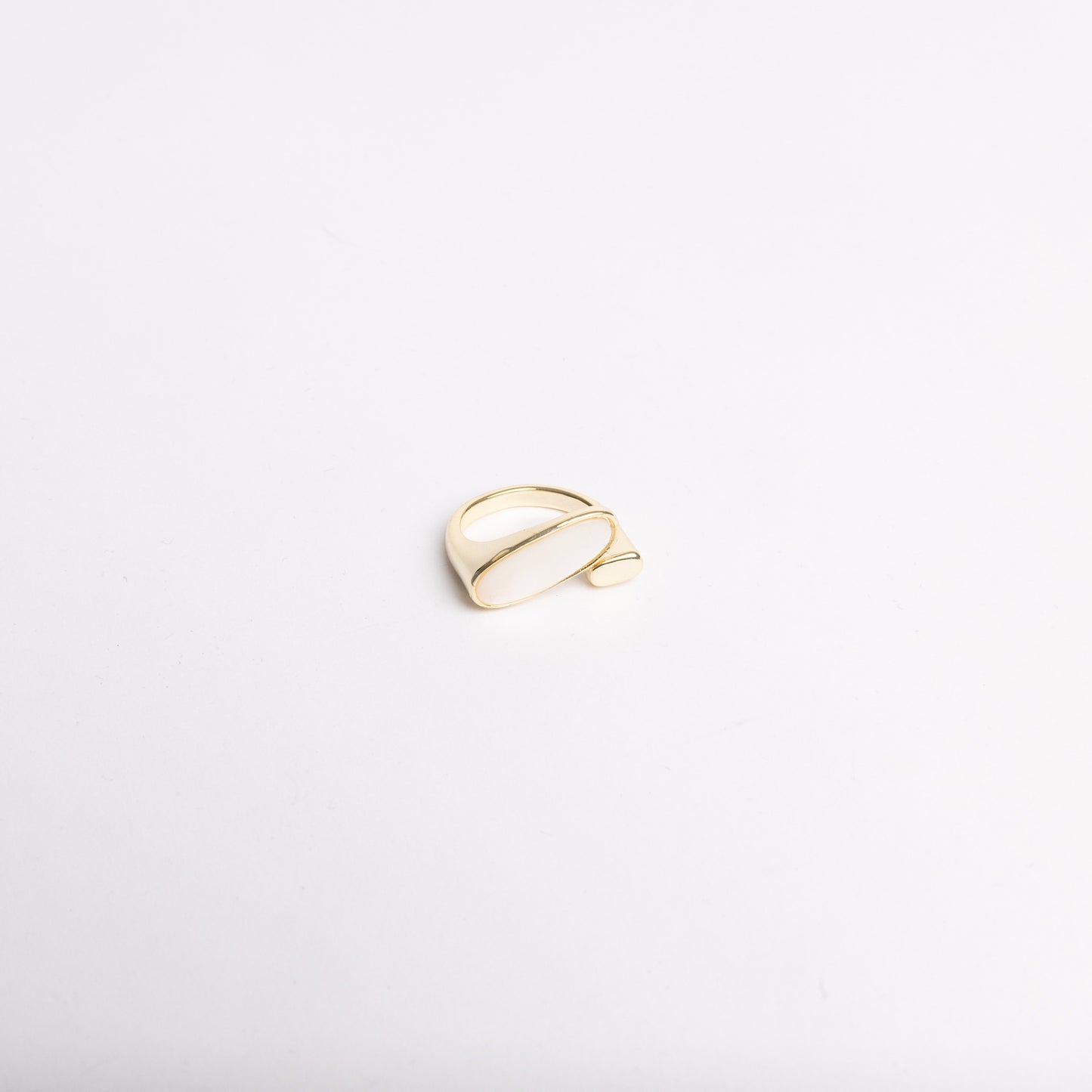 White Shell Ring