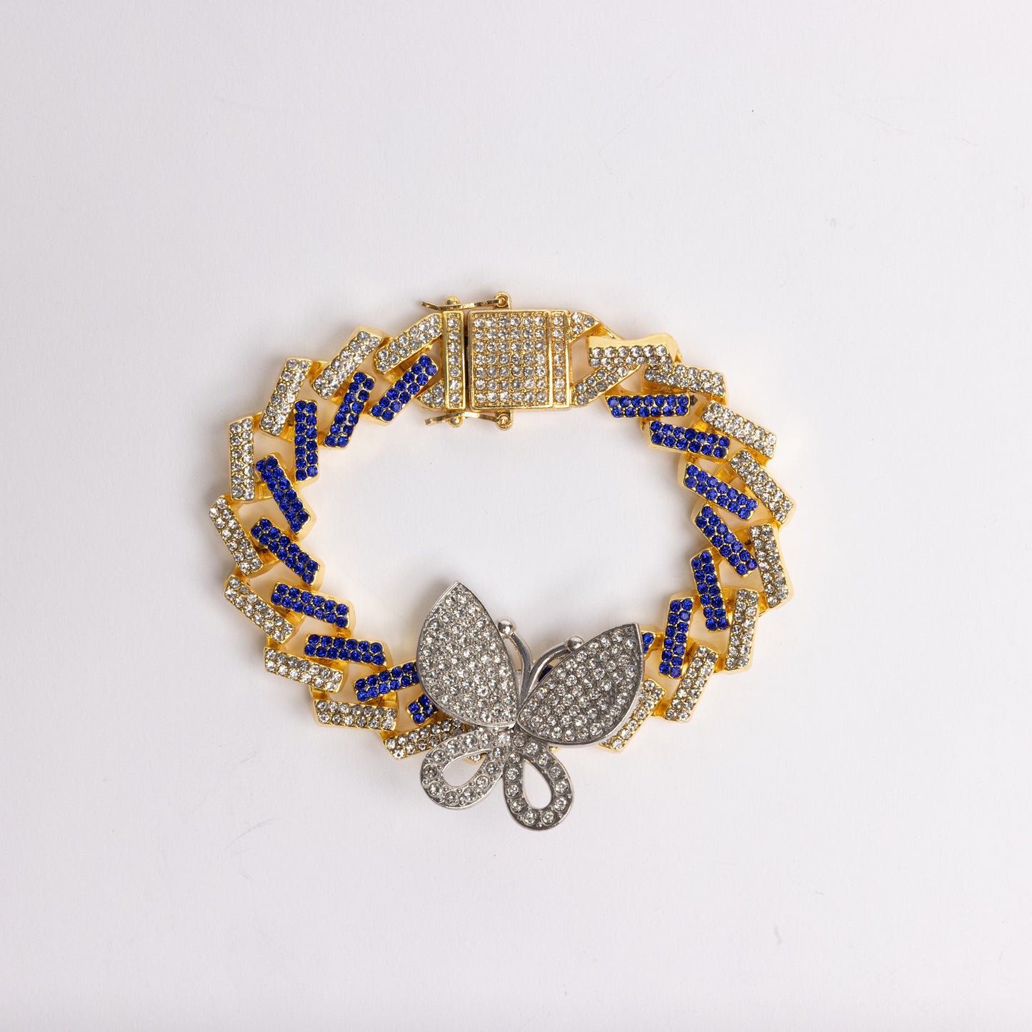 Butterfly Cuban Link Bracelet