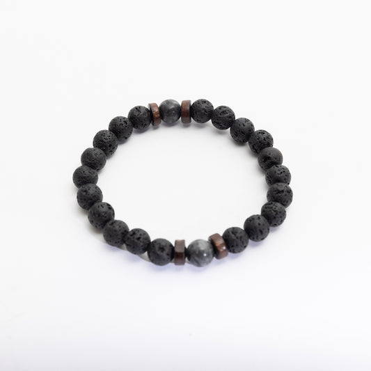 Black Lava Stone Bracelet