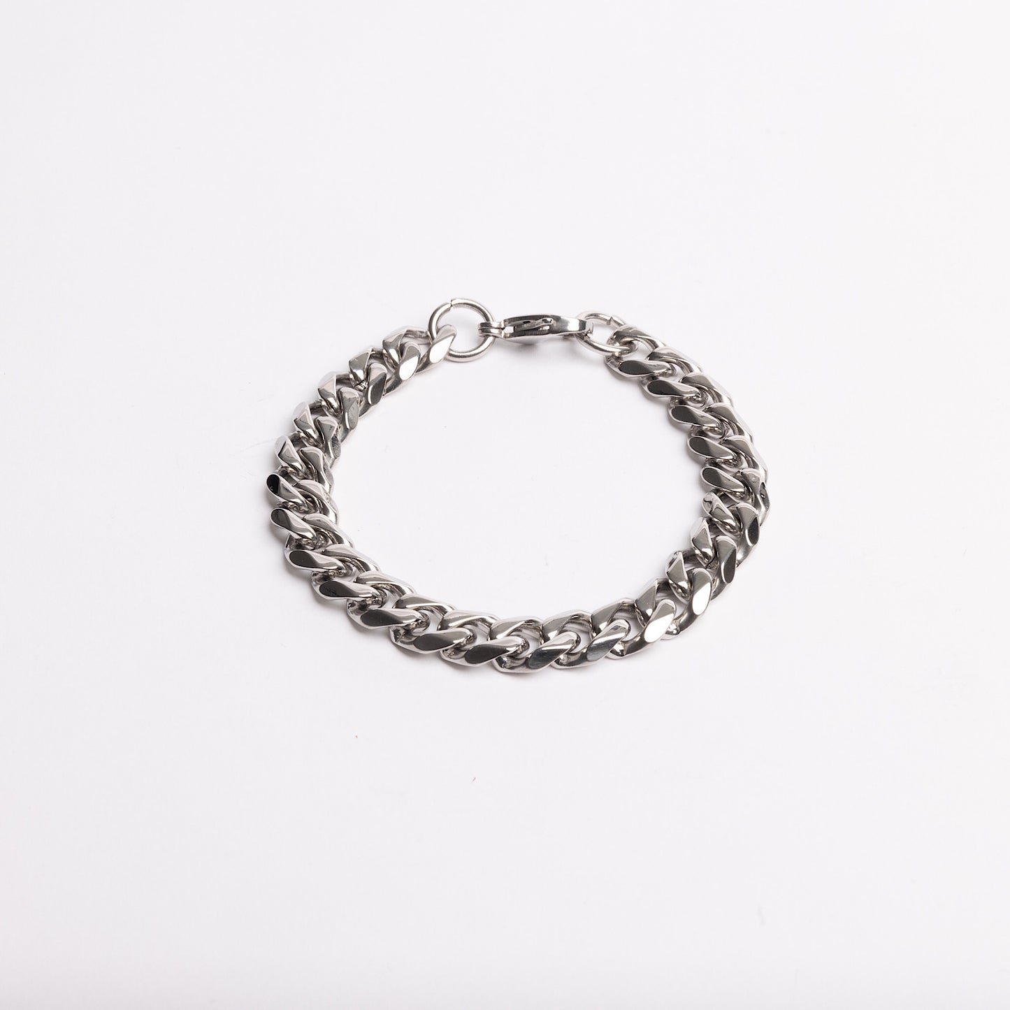 Men’s Silver Cuban Link Bracelet