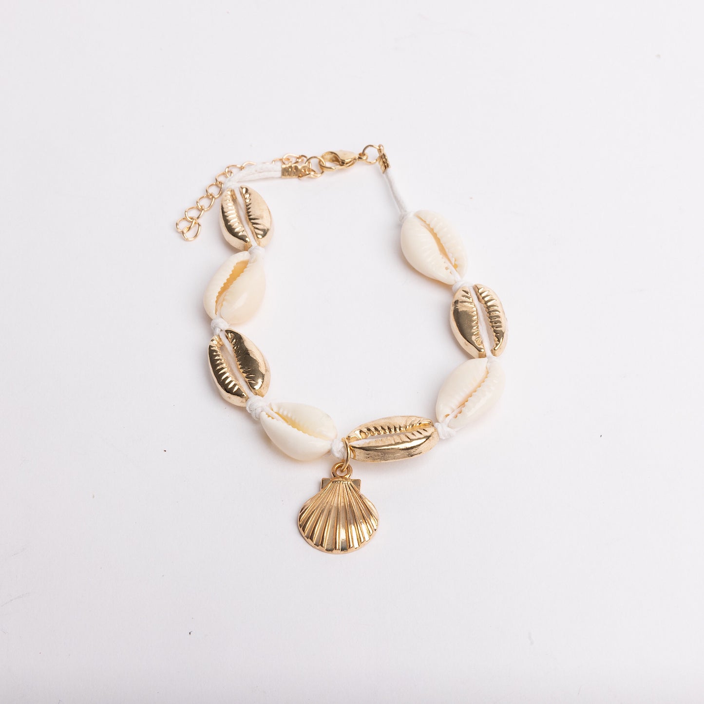 Gold Seashell Anklet