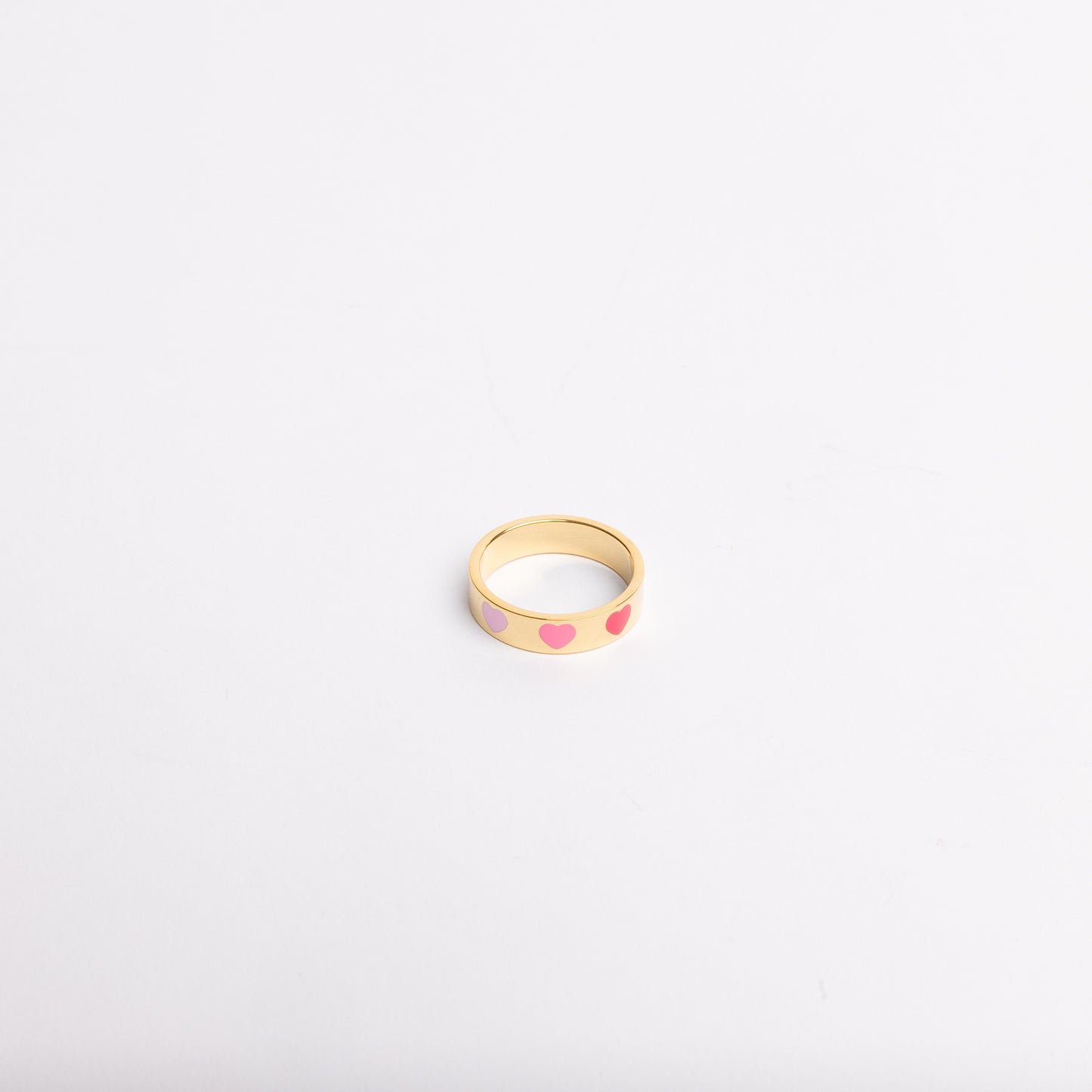 Gold Stainless Steel Print Rings