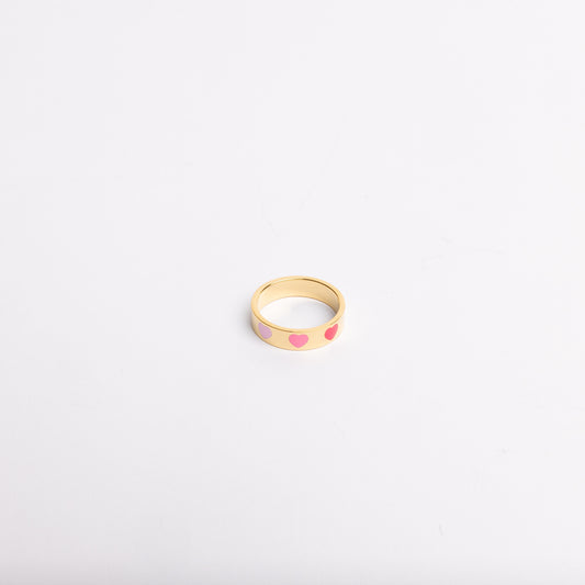 Gold Stainless Steel Print Rings