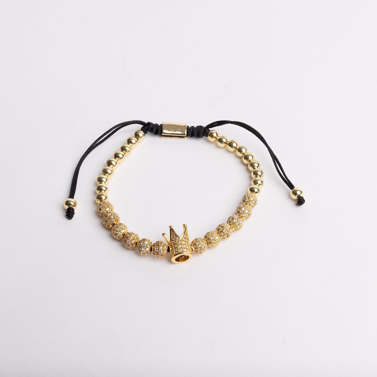 Men’s Gold Crown 4 pc. Bracelet Set