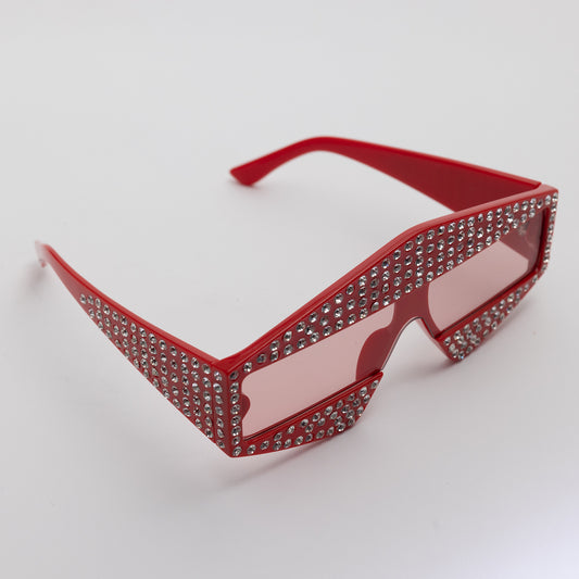 Red Studded Sunglasses