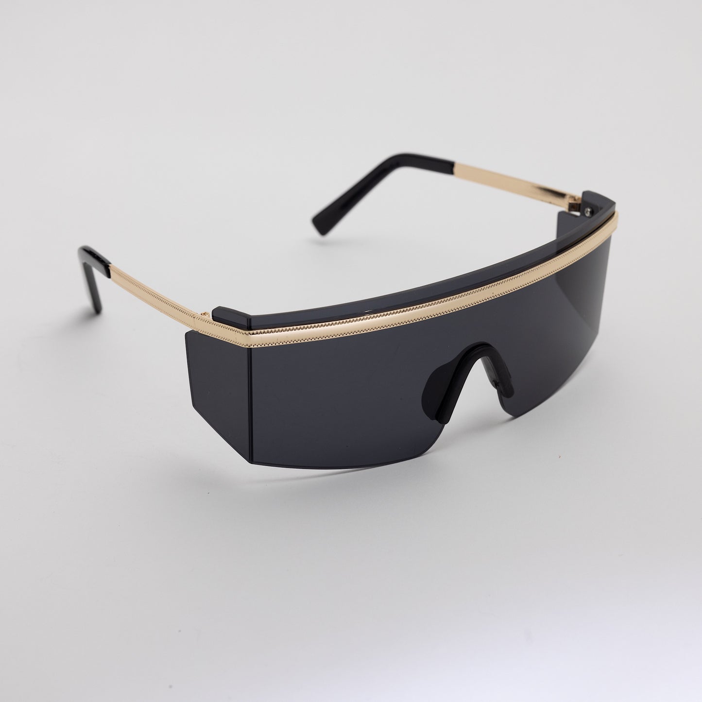 Black + Gold Frame Sunglasses